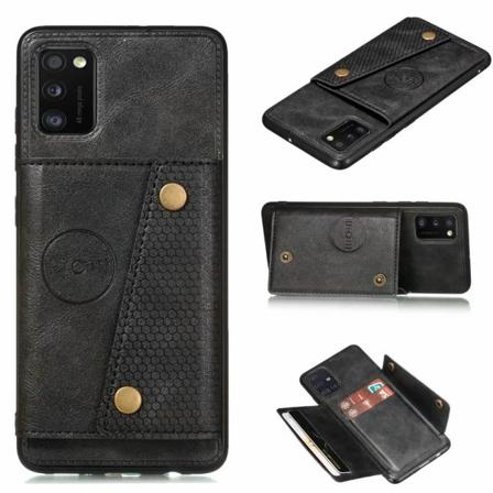 Samsung Galaxy A41 - Beskyttelsescover med kortholder Svart