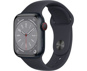 Apple-Watch Series 8 GPS + Cellular 41mm Midnight Aluminium Case with Midnight Sport Band - Regular - B-vare-På tide å leve bedre.-Personal training-