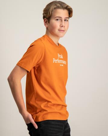 Peak Performance Jr Original Tee Orange T-skjorter Gutt - Kids Brand Store