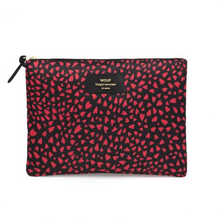 Wouf Pouch Rød, Dame Toilettasker, Størrelse: ONE Size