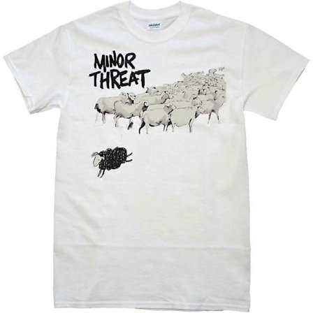 Band Merch Herr Minor Threat Out of Step T-shirt Unisex Storlekar S-3XL Herr T-shirt T2960
