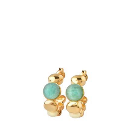 Aurélie Bidermann Etania Earrings in Gold Metal , Geel , Dames , Maat: ONE Size