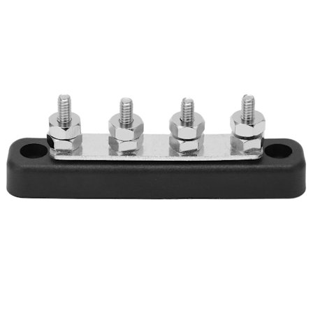 Strømfordelingsblokk Samleskinne Flammehemmende Korrosjonsbeskyttelse Terminal Samleskinne 3/16in 150A DC 48V