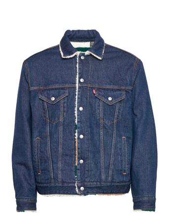 Rev. Vtg Sherpa Trucker Z1332 Farkkutakki Denimtakki Sininen LEVI ́S Men
