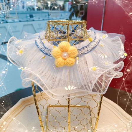(Dentelle)Petit Bavoir Broderie Triangle Vêtements À La Mode Co