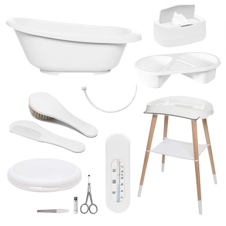 BabyDan Badesæt Sense Hvid 8 dele, Børn & Forældre, Badetid, Øvrig