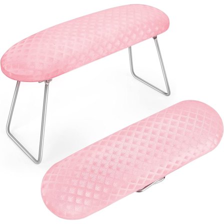 #Manicure Pude, (Pink) Mikrofiber Læder Negle Pude Manicure#