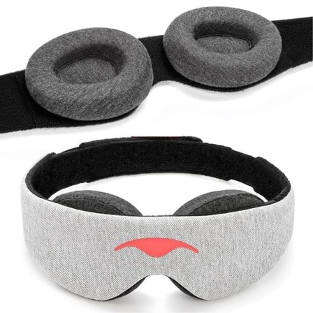Manta Sleep Mask - Lysblokkerende øyemaske - Null IOP - Justerbar øyemaske
