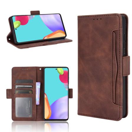 Samsung A52 / A52s Plånboksfodral 6-fack - Brun Brun