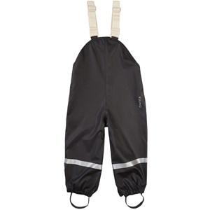 Kuling Always Black London Recycled Rain Pants 98/104 cm - Bottoms - 98/104 cm - Black - Junge