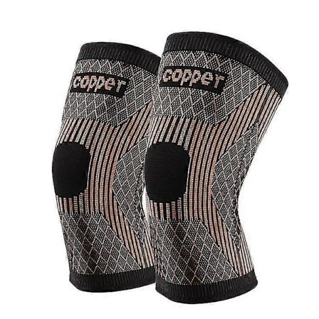 2 stk. knebeskyttere i kobber for smertelindring i kne S202412305476