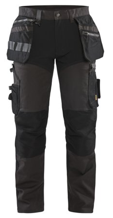 Blåkläder 159913439899D104 Arbetsbyxa med stretch, mörkgrå/svart Mörkgrå/Svart, Kläder