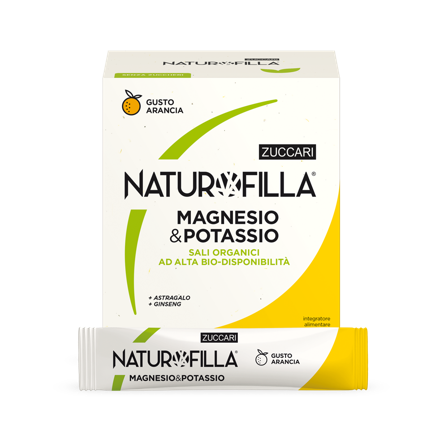 Naturofilla Magnesio E Potassio Gusto Arancia 28 Stick