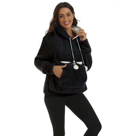 Fuzzy Hoodies Pullover Hoodie dam