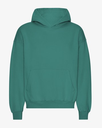 Organic Oversized Hood - Pine Green XL