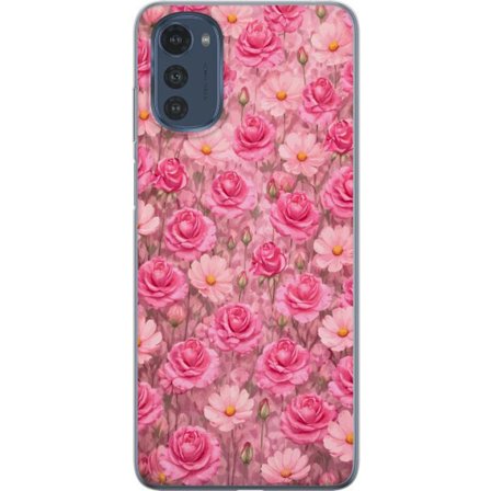 Yhteensopiva Puhelinkuori Motorola Moto E32s Petal Reverie Blush Rose