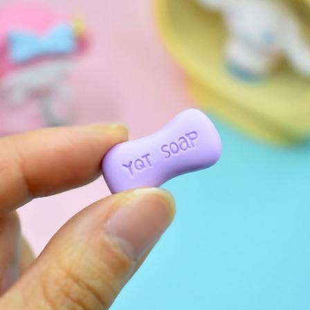 10 St Miniatyrdockhustvål För Låtsaslek Dockhusbad