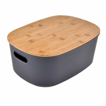 Säilytysrasia "Bambou" 18L Antrasiitti