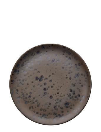 Raw Nordic Brown - Lunch Plate 23 Cm 1 Pcs Home Tableware Plates Small Plates Brown Aida
