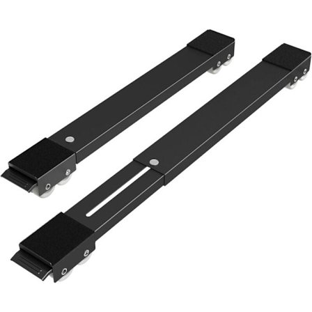 Utdragbar mobil trumma för tvättmaskin, kylskåp, torktumlare, diskmaskin, svart