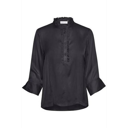 Karen by Simonsen Dagmar Bluse 10103961 Sort, Dame