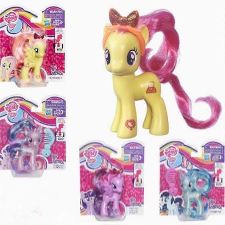 MY Little Pony Rainbow -sarjan prinsessalelutyttö Twilight Sparkle Rainbow Dash Rarity Pinkie Pie Acti