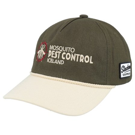 Slacker Supply - Grün Cap - Mosquito Pest Control Iceland Rope Olive/Stone A-frame Adjustable @ Hatstore