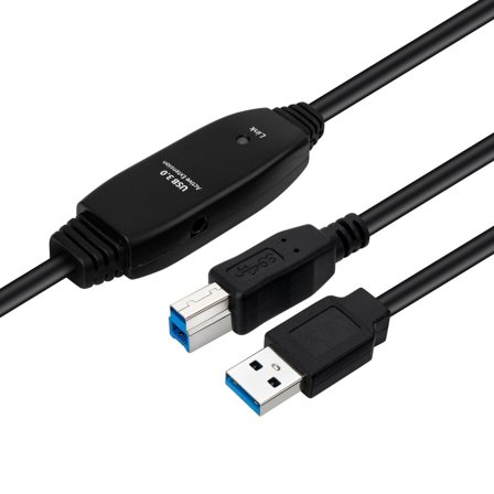 MicroConnect Active USB3.0 A-B 10m M-M,