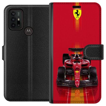 Yhteensopiva Lompakkokotelo Motorola Motorola Moto G30 Ferrari Formula 1 -auto ikonisessa punaisessa muotoilussa urheilullisella tarkkuudella