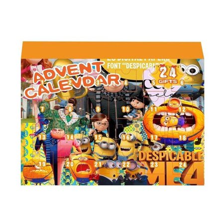 2025 Minions Julekalender Overraskelsesboks 24 Nedtællingsoverraskelser