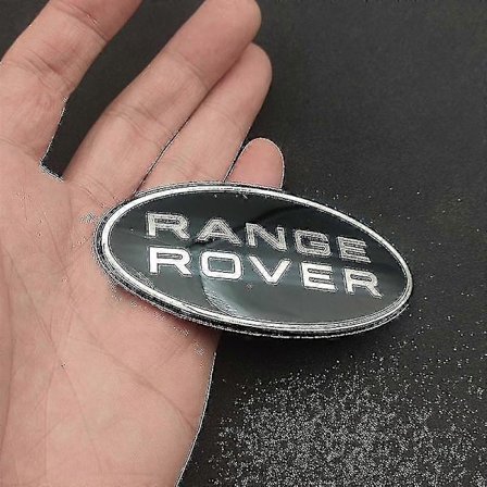 3D ABS Logo Range Rover Bokstaver Emblem Klistremerke Bil Frontpanser Badge Kompatibel med Range Rover Sport Evoque L322 L320 L406 P38 Tilbehør - G