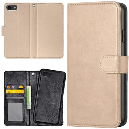 iPhone 7/8/SE - Lommebok Deksel Beige