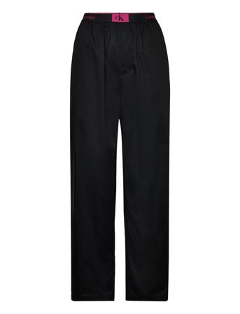 Sleep Pant Pyjamasbukser Pysjbukser Svart Calvin Klein*Betinget Tilbud
