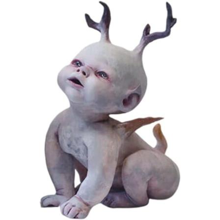 Kummitusnukke Hartsi Pieni Patsas Pelottava Zombi Aave Vauvanukke Halloween Koristeet Festiva