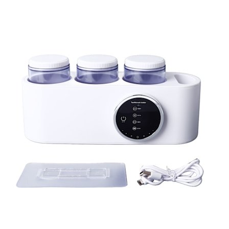 Smart tandbørstekop tørrende mundskyl kop opbevaringsstativ punch-fri vægmonteret elektrisk sæt