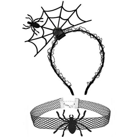 2st Halloween Pannband, Spindelhårbågar Tillbehör Color 6