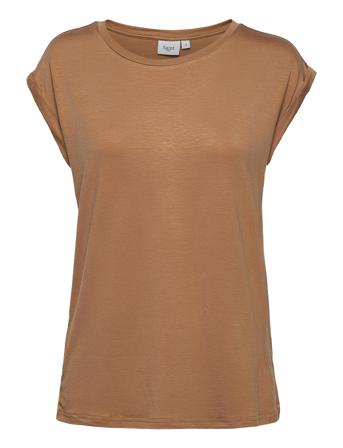 U1520, Adeliasz T-Shirt T-shirts & Tops Short-sleeved Brun Saint Tropez