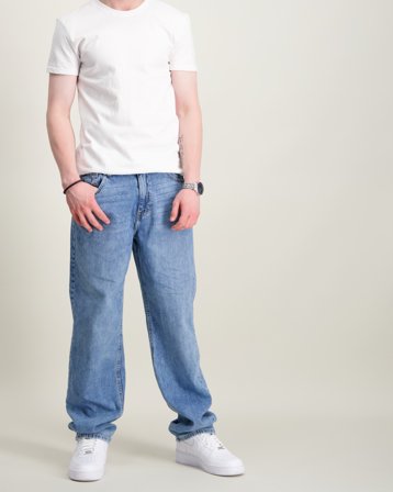 LMTD NLMBEX DNM R STRAIGHT PANT Blå Bukser Gutt - Kids Brand Store