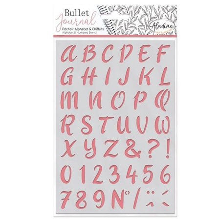 Kaavain päiväkirjaan - Aakkoset ja numerot