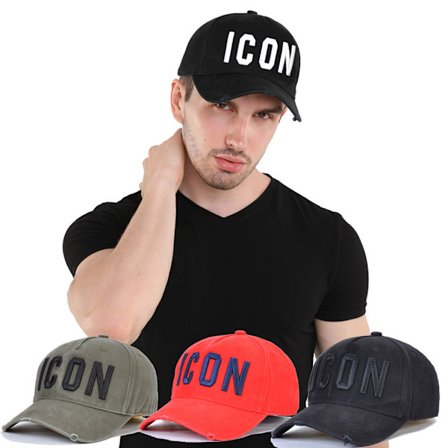 DSQ2 Baseballcaps for menn ICON Letter Hat