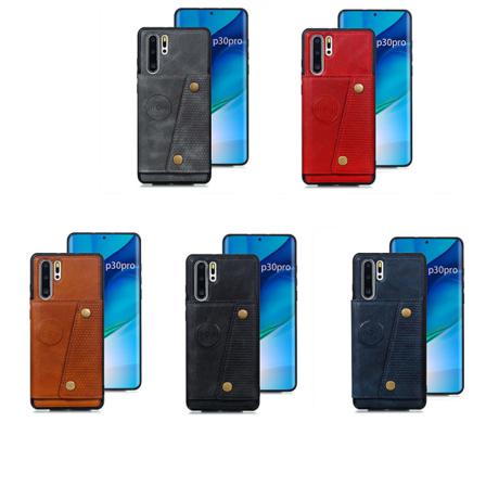 Professionellt Skal Med Korthållare - Huawei P30 Pro Grå