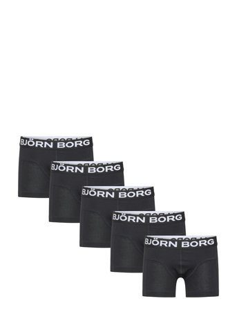 Björn Borg Cotton Stretch Boxer 5P - Black - 170