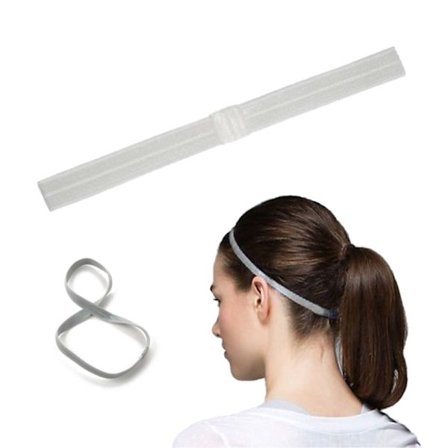 Ohut pääpantana nauha urheilun harjoitteluun - harmaa