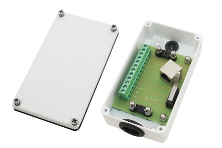 Alarmtech JB RJ 45 Koblingsboks metall, 12-polet, Alarm & sikkerhet