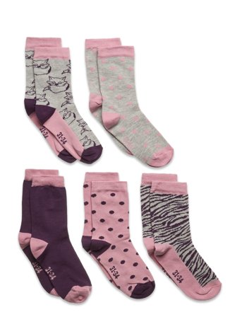 Minymo | Sock W. Pattern (5-Pack) | 15 8