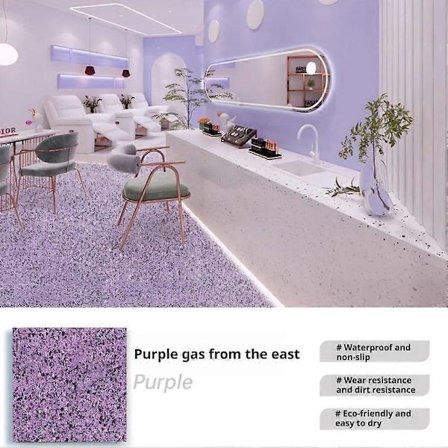 Epoxy farvesand selvnivellerende gulvmaling imitation marmormaling hjemmeværksted