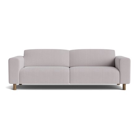 Toledo 3 personers sofa - Lincoln Lysegrå - 237x88x78 - Sofa, 3 personers sofa