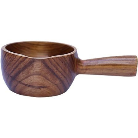 Trä Vatten Slev Japansk Stil Trä Slev för Vatten Bastu Trädgård Te