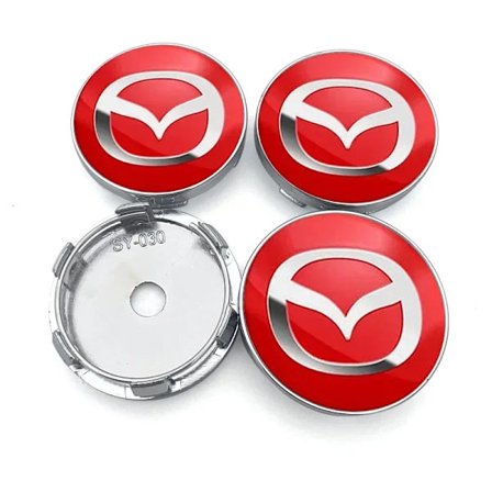 4 stk. 60 mm Bil Hjul Center Nav Kapsel Fælg Dæk Emblem Klistermærker Til Mazda 2 3 4 5 ATENZA Axela 5 6 323 626 RX8 CX6 CX5 CX4 MX3 MX5