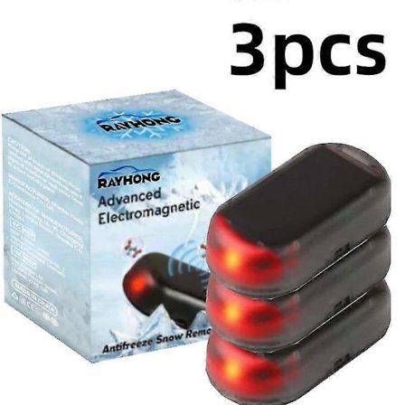 3x Pakkasnesteen Poistolaite Sähkömagneettinen Tuulilasin Sulatuslaite Talvi-ikkunan Lasin Mikroaaltouuni Sulatuslaite [DB]